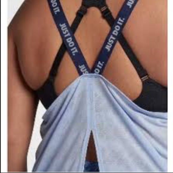 Nike Tank Dry Elastika Split Back Training Lt.Blue - Picture 5 of 7